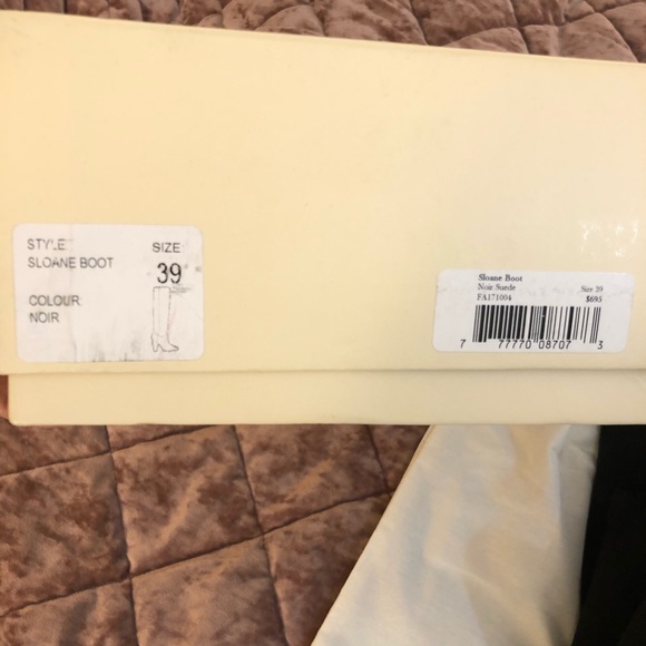 NWT Ulla Johnson Sloane boot in Noir Suede size 39 - Picture 11 of 15